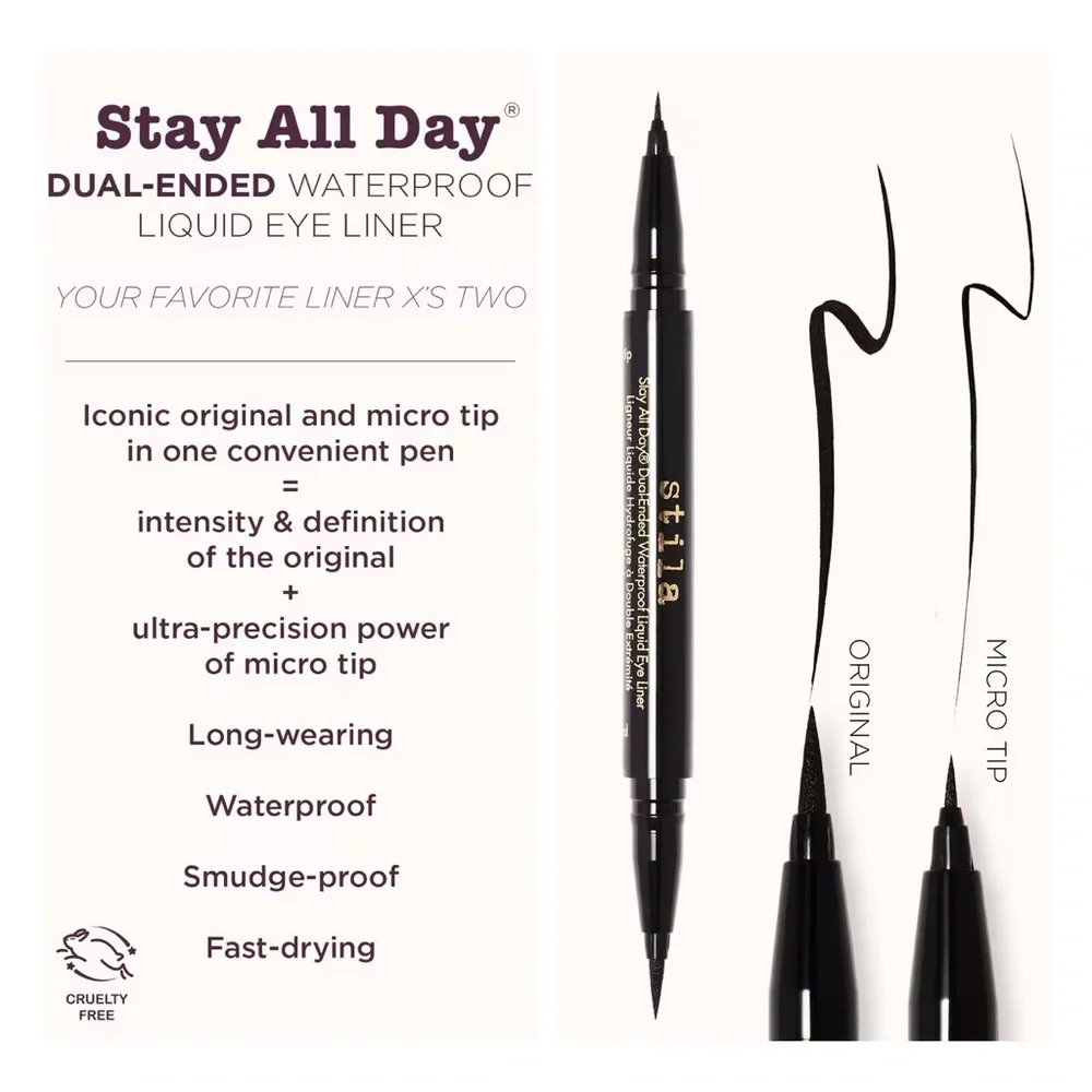 Stila ‘Periwinkle/Midnight’ Stay All Day Dual-Ended Waterproof Liquid Eyeliner